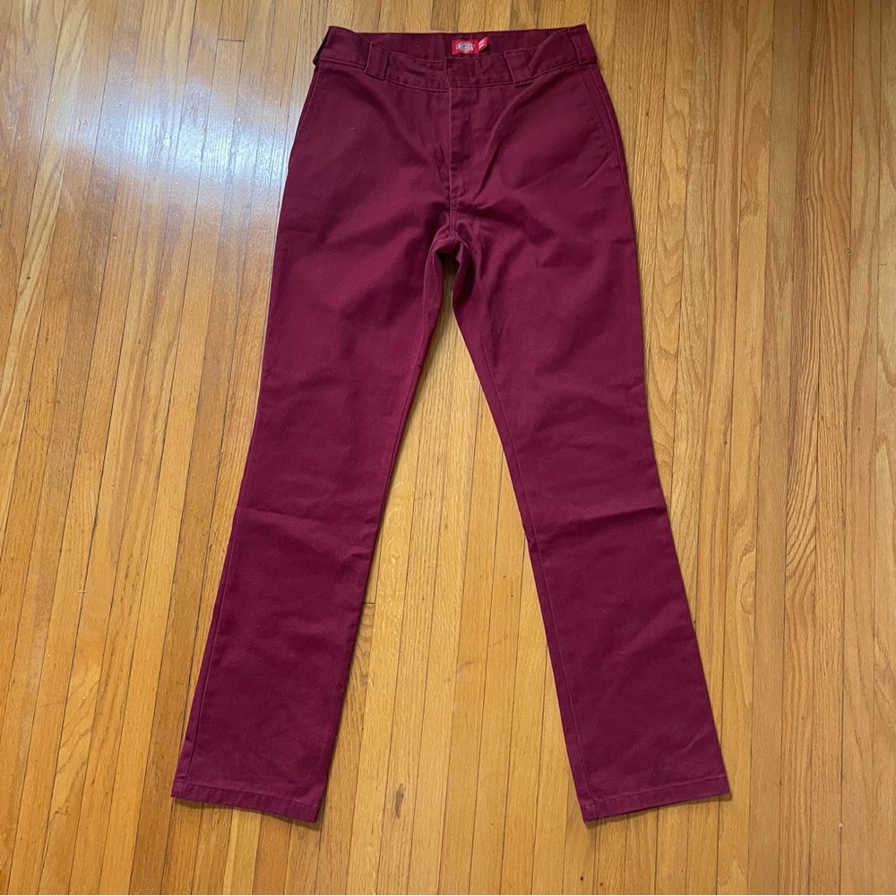 Dickies Juniors Worker Straight Leg Pants Size 7 28